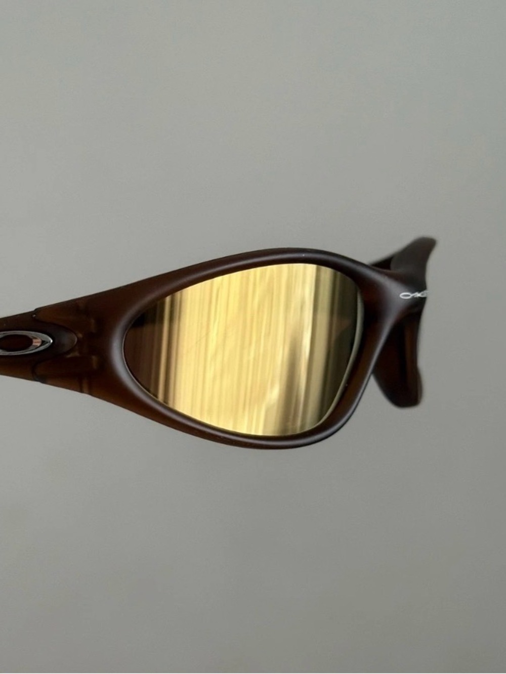 Oakley Minute 1.0 Yellow-Brown Sunglasses Gorpcore Outdoor/ Spice Plate